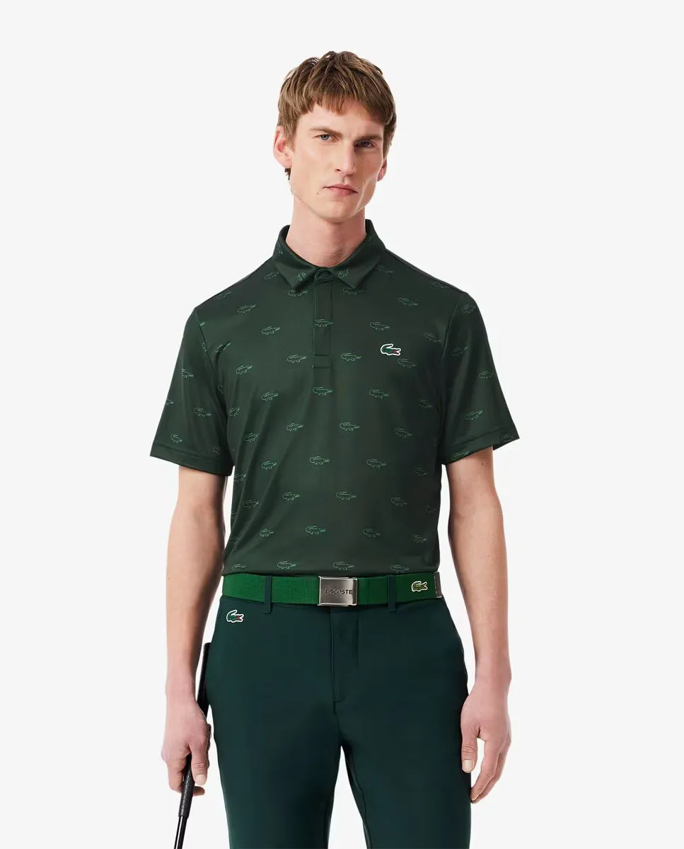 Мужское поло для гольфа прямого кроя с защитой от ультрафиолета Lacoste, зеленый
Мужское поло для гольфа прямого кроя с защитой от ультрафиолета Lacoste, зеленый