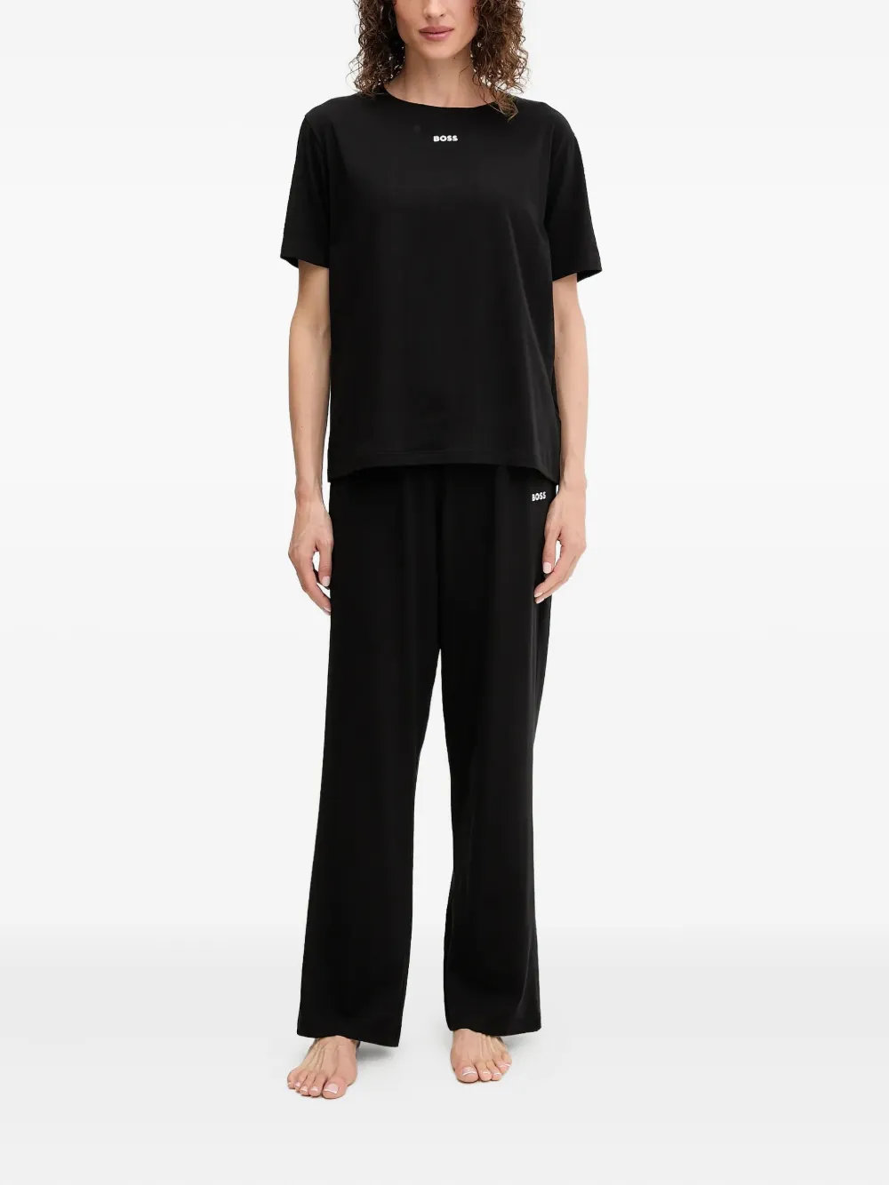 Пижама с логотипом BOSS, черный
Пижама с логотипом BOSS, черный