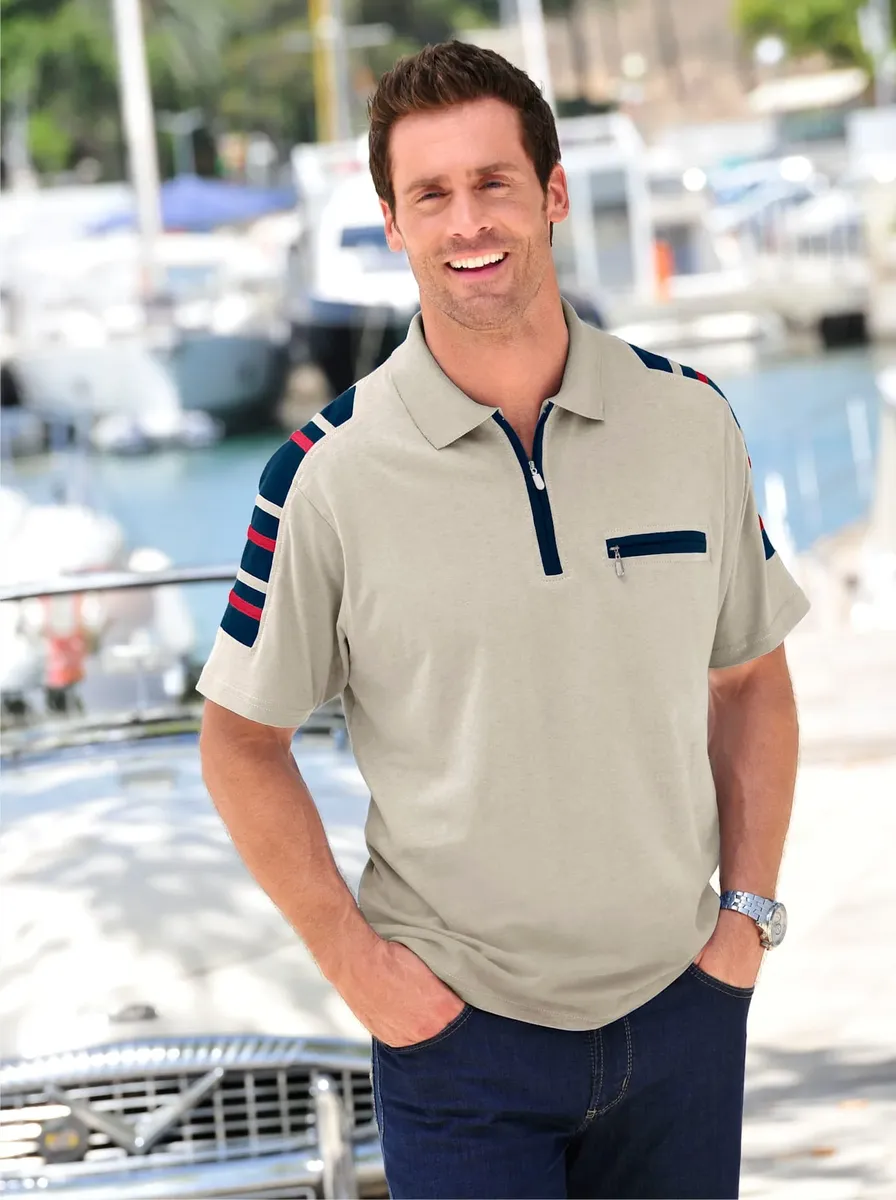 Рубашка-поло "Рубашка-поло с короткими рукавами", бежевый
Рубашка-поло "Рубашка-поло с короткими рукавами", бежевый