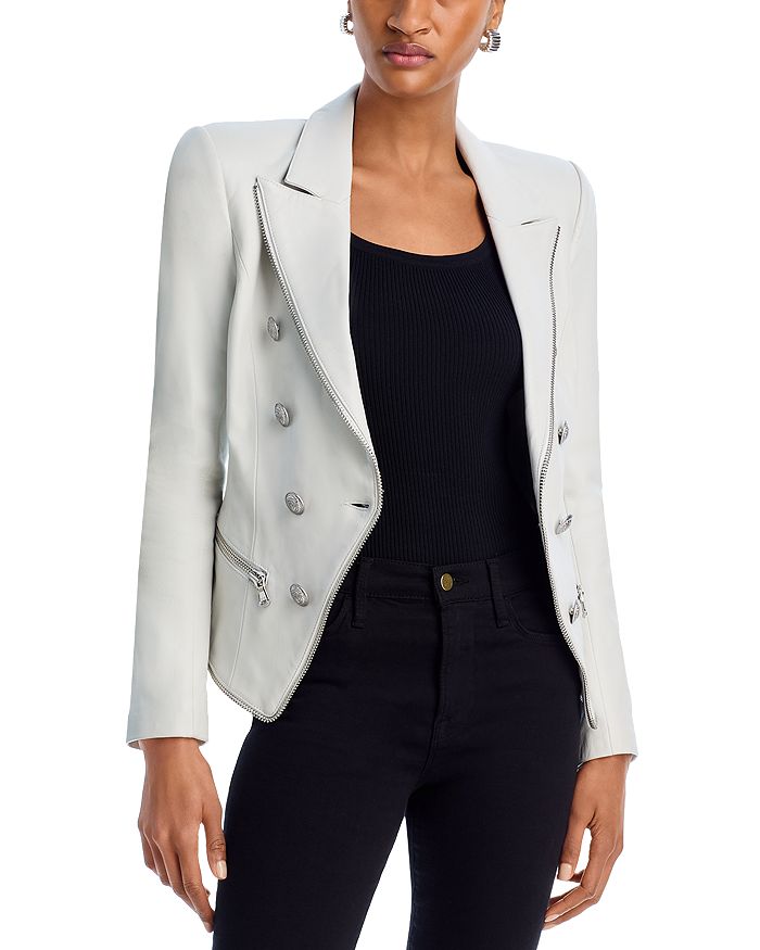 Оттили Кожаный Блейзер L'AGENCE, белый
Оттили Кожаный Блейзер L'AGENCE, белый