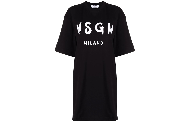 Футболка-платье с принтом логотипа MSGM, черный
Футболка-платье с принтом логотипа MSGM, черный