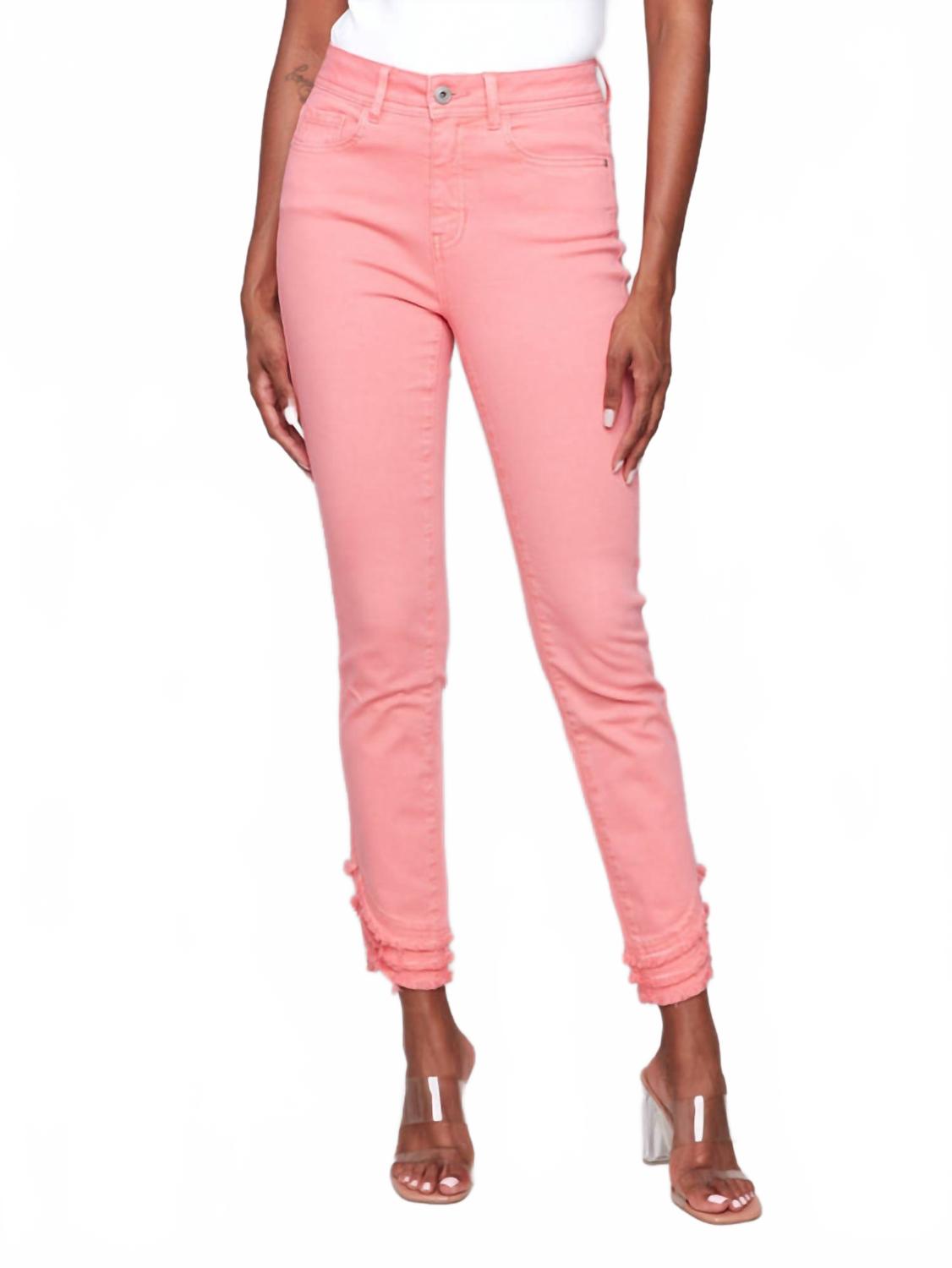 Брюки из твила с бахромой по низу, цвет «арбуз» CHARLIE B, Watermelon
Брюки из твила с бахромой по низу, цвет «арбуз» CHARLIE B, Watermelon