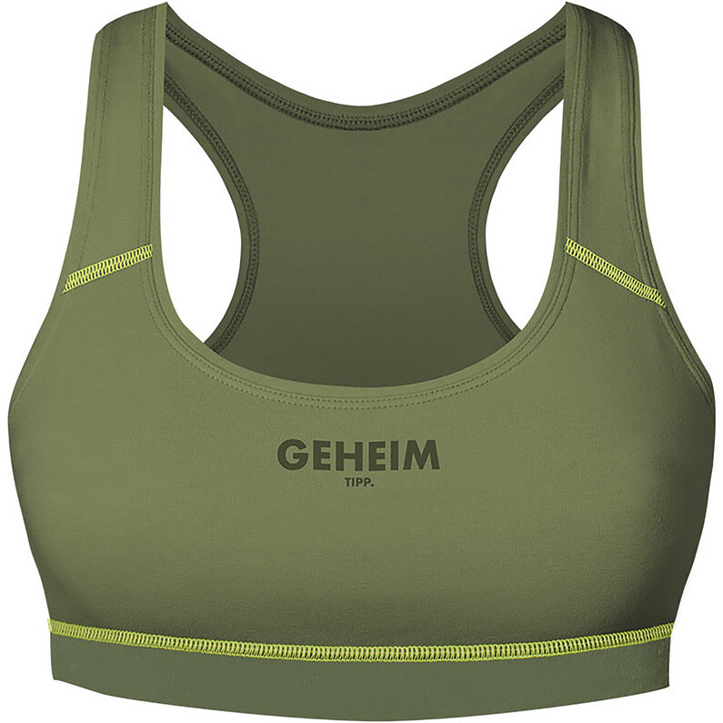 Женский спортивный бюстгальтер: инсайдерская информация Ein schöner Fleck Erde, зеленый 
Женский спортивный бюстгальтер: инсайдерская информация Ein schöner Fleck Erde, зеленый
