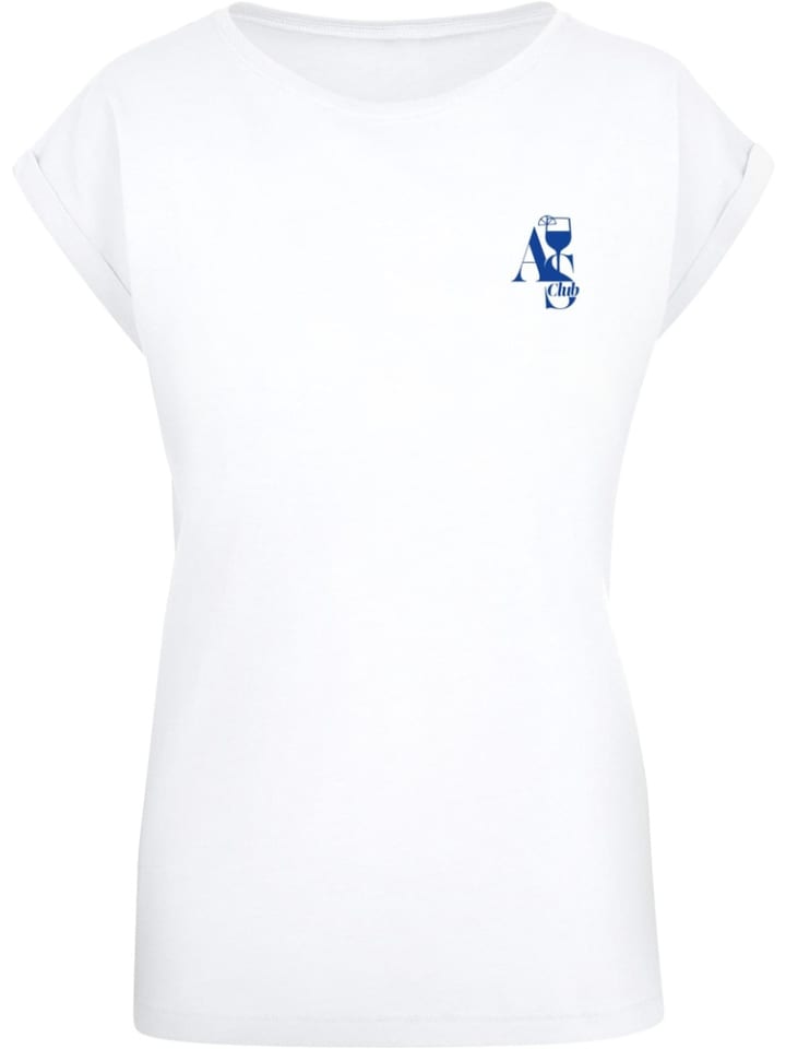 Футболка "AS Club Ladies Extended Shoulder Tee" белого цвета Mister Tee
Футболка "AS Club Ladies Extended Shoulder Tee" белого цвета Mister Tee