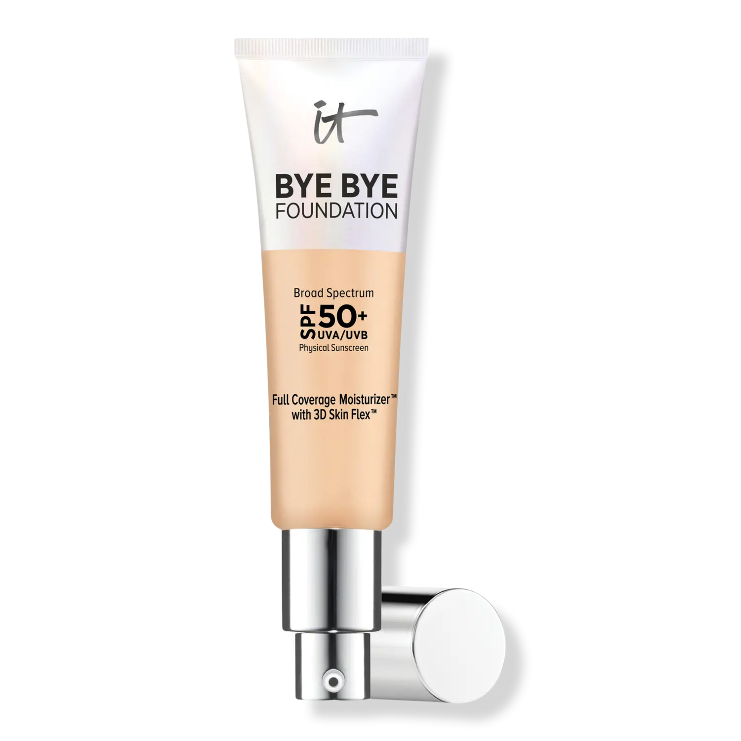 Увлажняющий крем Bye Bye Foundation с полным покрытием и SPF 50+ IT Cosmetics, Light Medium (light to medium skin w/ cool pink undertones)
Увлажняющий крем Bye Bye Foundation с полным покрытием и SPF 50+ IT Cosmetics, Light Medium (light to medium skin w/ cool pink undertones)