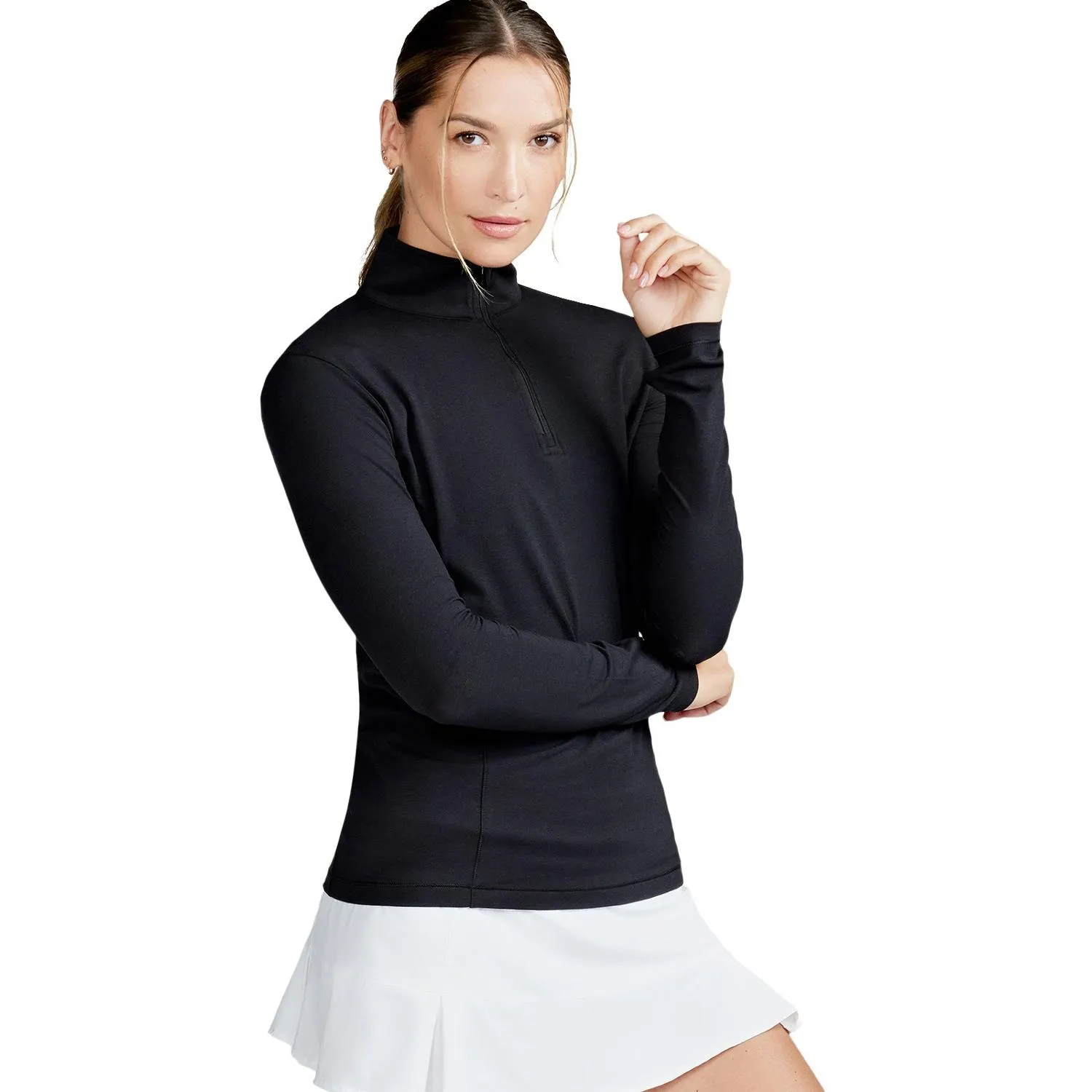 Женский пуловер с молнией на четверть - Recess tasc Performance, Black
Женский пуловер с молнией на четверть - Recess tasc Performance, Black