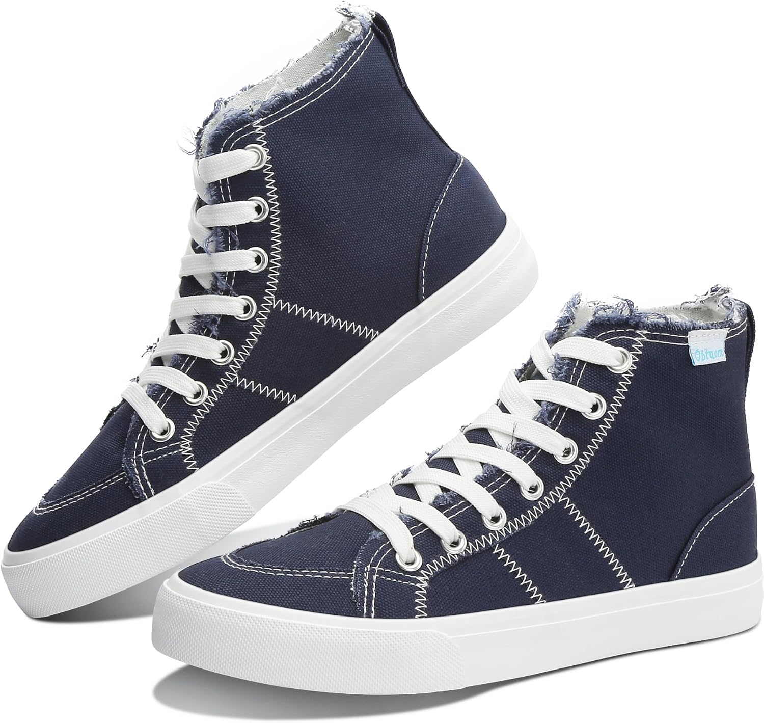 Женские/мужские высокие кеды Obtaom на средней голени, модные повседневные кроссовки с шнуровкой, из потертого холща, темно-синий
Женские/мужские высокие кеды Obtaom на средней голени, модные повседневные кроссовки с шнуровкой, из потертого холща, темно-синий