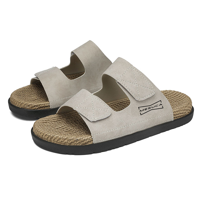 MESUCA Кожаные шлепанцы с нашивками бесшумные устойчивые к запаху и истиранию мужские бежевые, цвет Beige
MESUCA Кожаные шлепанцы с нашивками бесшумные устойчивые к запаху и истиранию мужские бежевые, цвет Beige