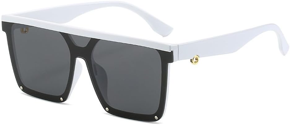 Модные солнцезащитные очки для мужчин, большие, в стиле панк, черные, солнцезащитные очки для женщин, винтажные, с заклепками, белые, черные, один размер TKKTLLT, White-black
Модные солнцезащитные очки для мужчин, большие, в стиле панк, черные, солнцезащитные очки для женщин, винтажные, с заклепками, белые, черные, один размер TKKTLLT, White-black