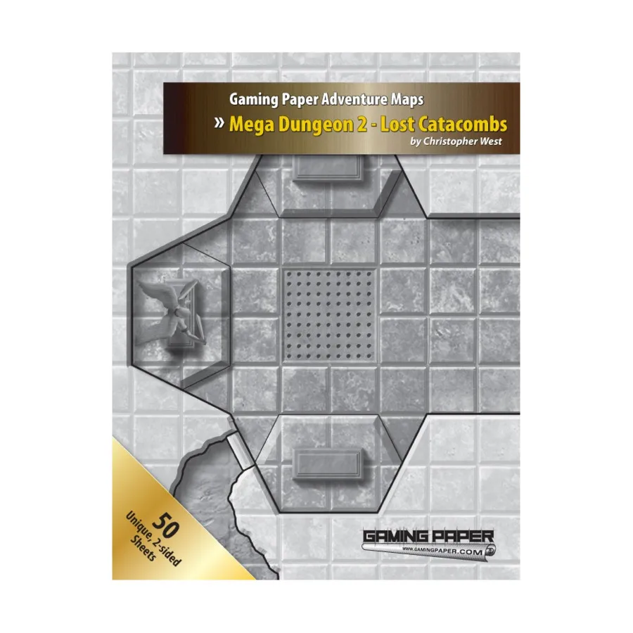 Карты приключений - Mega Dungeon 2 - Затерянные катакомбы, Gaming Paper
Карты приключений - Mega Dungeon 2 - Затерянные катакомбы, Gaming Paper