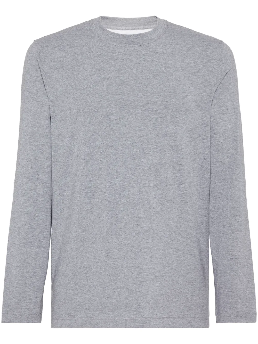 Футболка с длинными рукавами Brunello Cucinelli, серый 
Футболка с длинными рукавами Brunello Cucinelli, серый