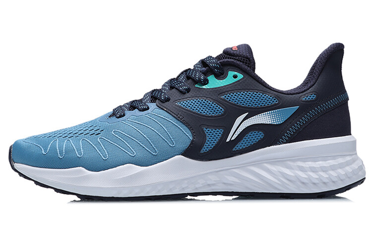 Кроссовки унисекс с низким верхом синего/черного цвета Lining 
Кроссовки унисекс с низким верхом синего/черного цвета Lining