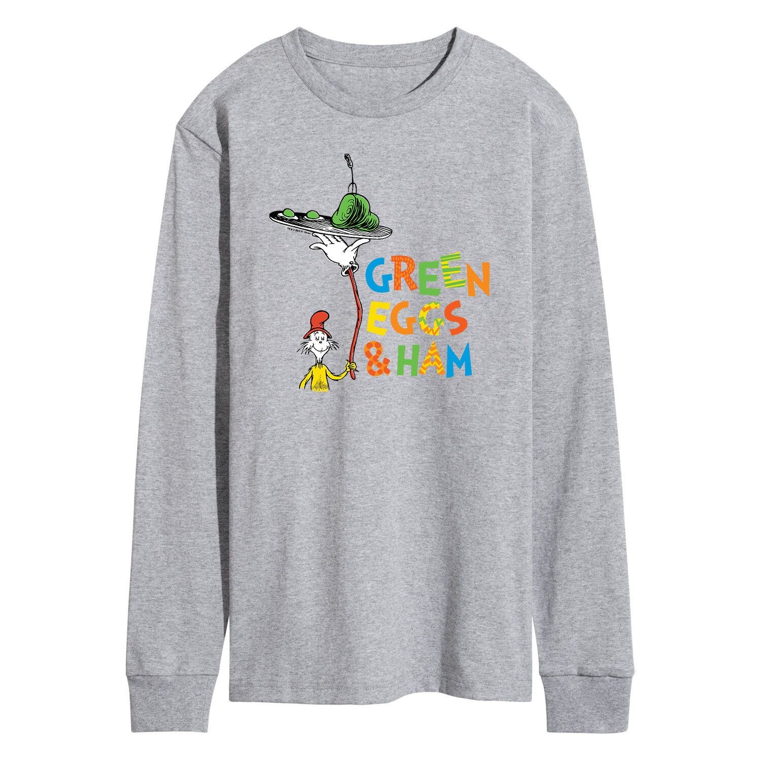 Мужская футболка Dr. Seuss Green Eggs с длинными рукавами Licensed Character
Мужская футболка Dr. Seuss Green Eggs с длинными рукавами Licensed Character