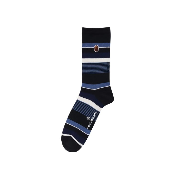 Носки BAPE Hoop Socks, темно-синий 
Носки BAPE Hoop Socks, темно-синий