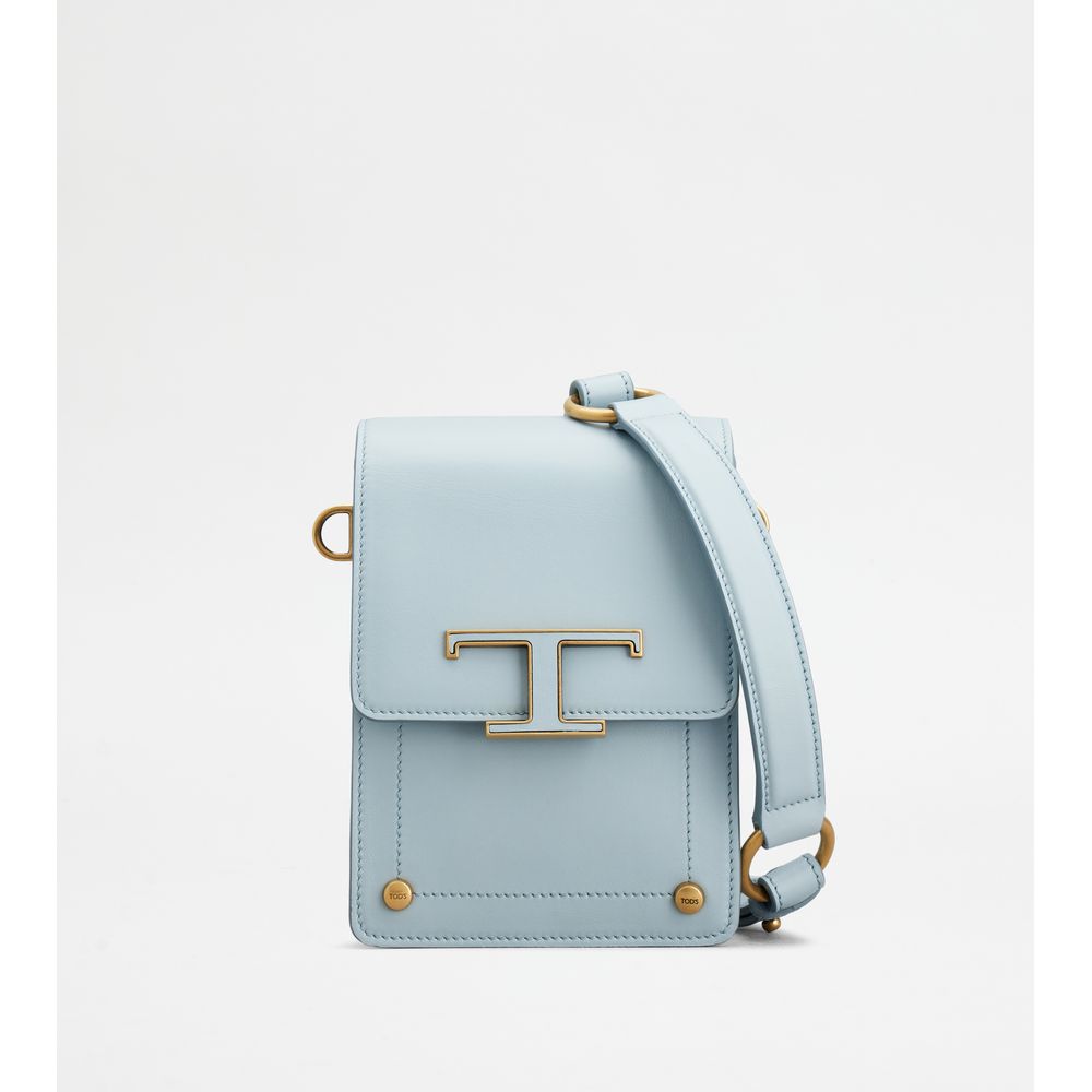 Сумка T Timeless из микро-кожи TOD's, синий
Сумка T Timeless из микро-кожи TOD's, синий