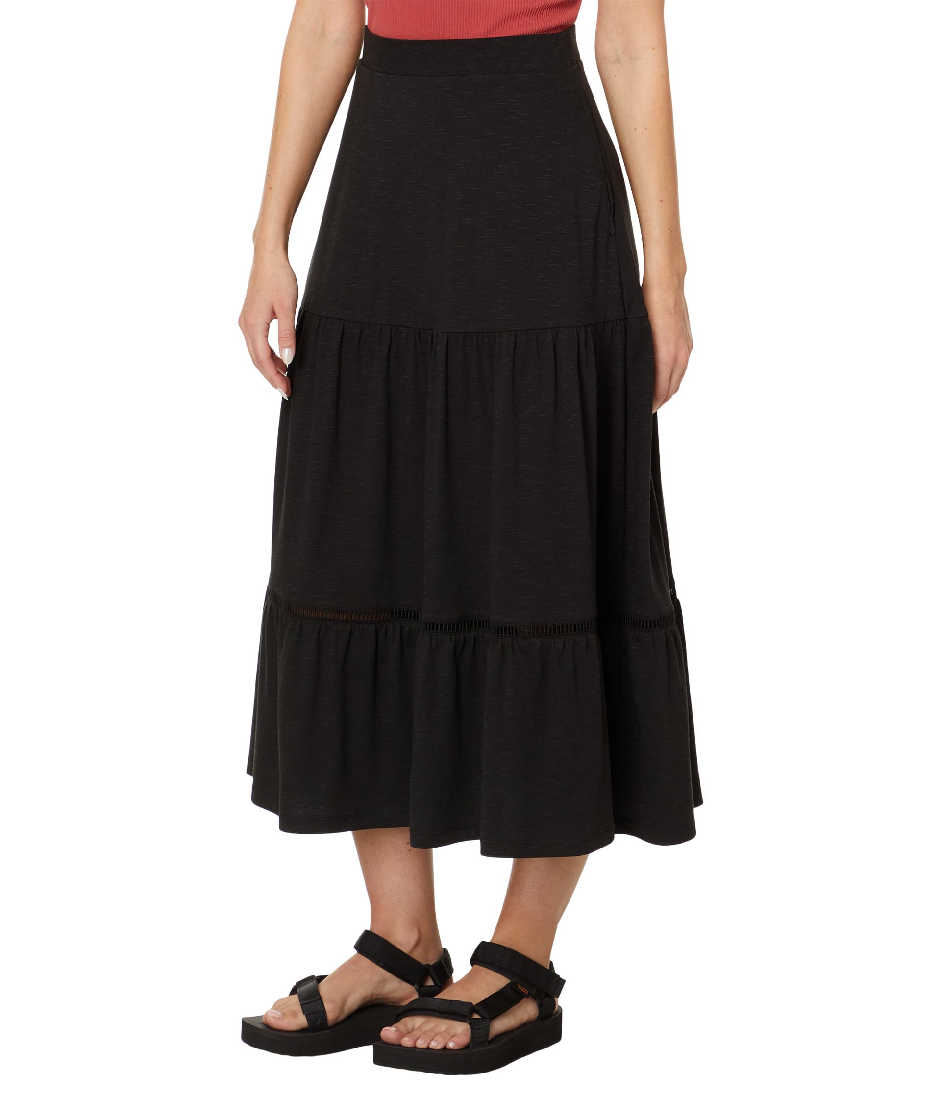 Юбка Toad&Co Marigold Tiered Midi Skirt, черный
Юбка Toad&Co Marigold Tiered Midi Skirt, черный