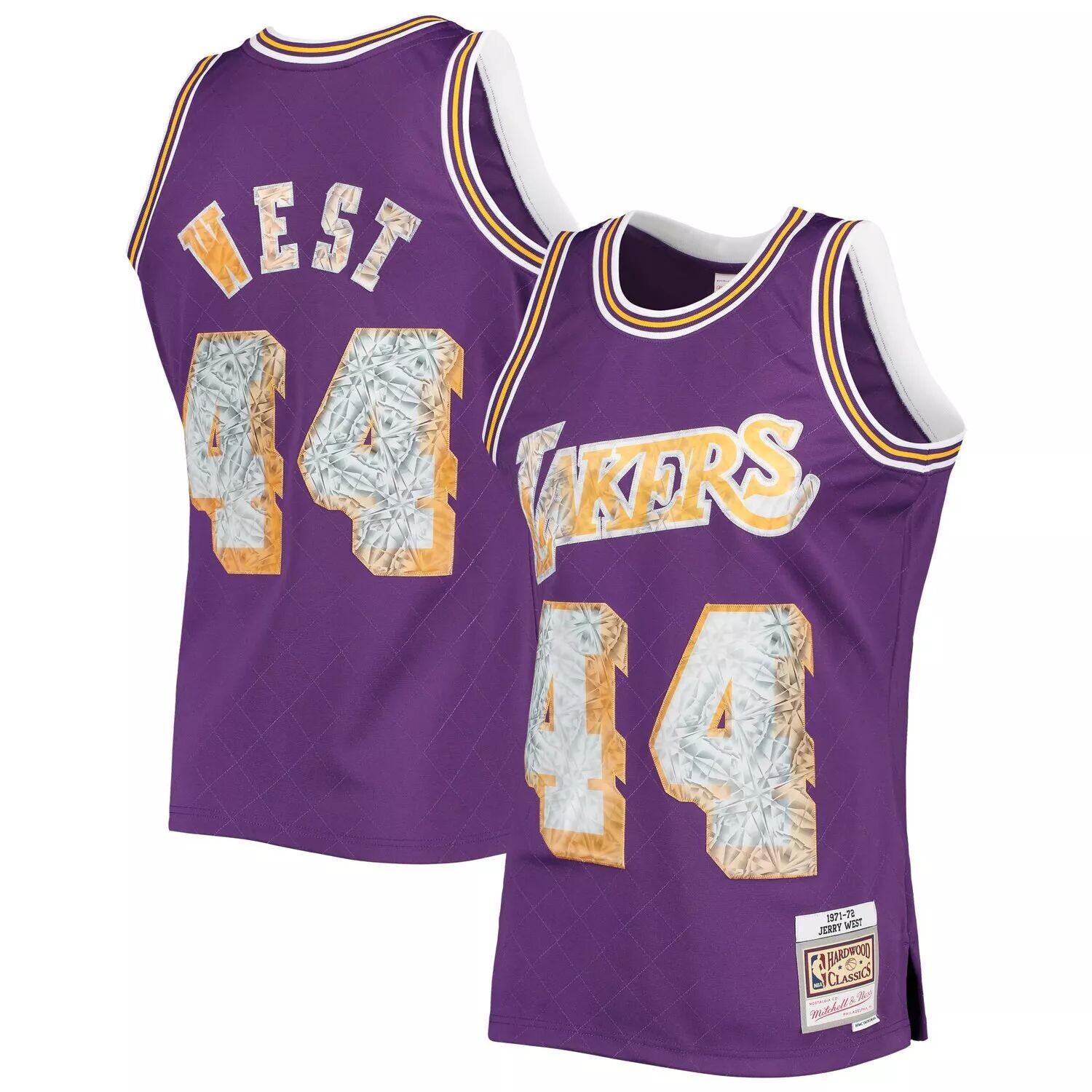 Мужская майка Mitchell & Ness Jerry West Purple Los Angeles Lakers 1971-72 Hardwood Classics, посвященная 75-летию Diamond Swingman
Мужская майка Mitchell & Ness Jerry West Purple Los Angeles Lakers 1971-72 Hardwood Classics, посвященная 75-летию Diamond Swingman