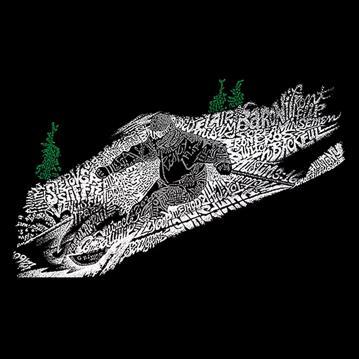 Лыжи — мужская футболка с рисунком Word Art LA Pop Art, серый
Лыжи — мужская футболка с рисунком Word Art LA Pop Art, серый