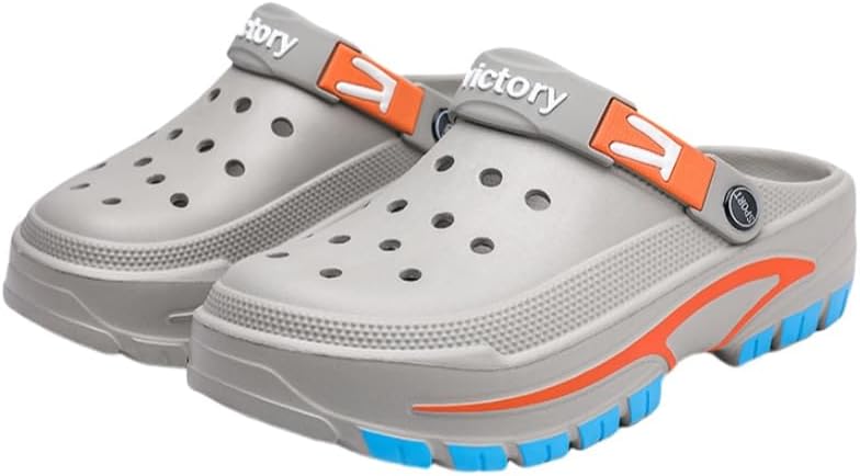 Мужские массивные сабо - дышащие летние шлепанцы с быстро сохнущей и перфорированной структурой, нескользящая мягкая подошва, легкие и прочные обувь для улицы и повседневной носки Clolinde, серый
Мужские массивные сабо - дышащие летние шлепанцы с быстро сохнущей и перфорированной структурой, нескользящая мягкая подошва, легкие и прочные обувь для улицы и повседневной носки Clolinde, серый