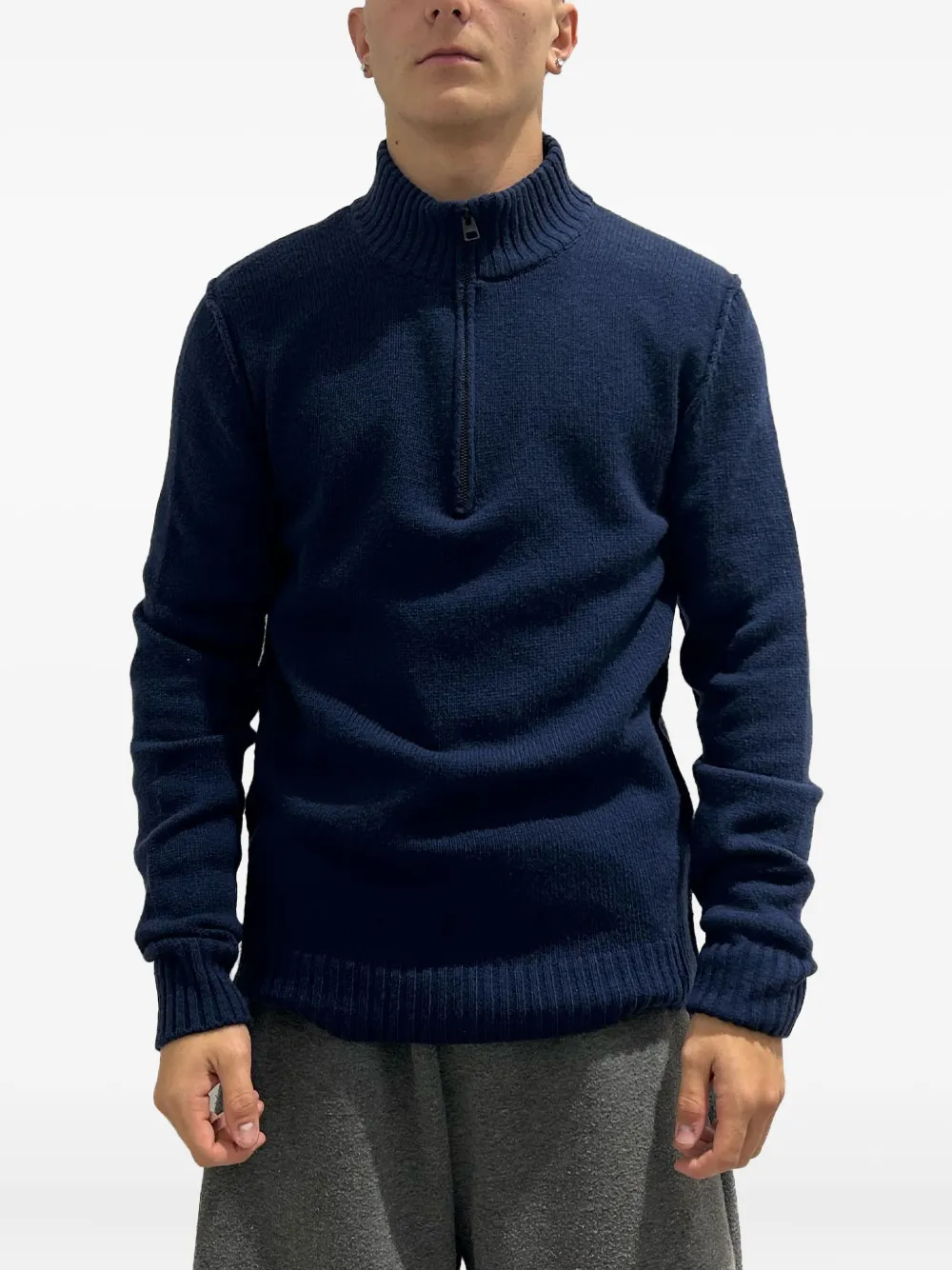 Свитер с молнией на воротнике Rayne 1896, синий
Свитер с молнией на воротнике Rayne 1896, синий