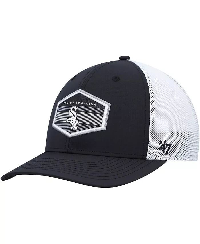 Мужская черная, белая кепка Chicago White Sox Spring Training Burgess Trucker Snapback '47 Brand
Мужская черная, белая кепка Chicago White Sox Spring Training Burgess Trucker Snapback '47 Brand
