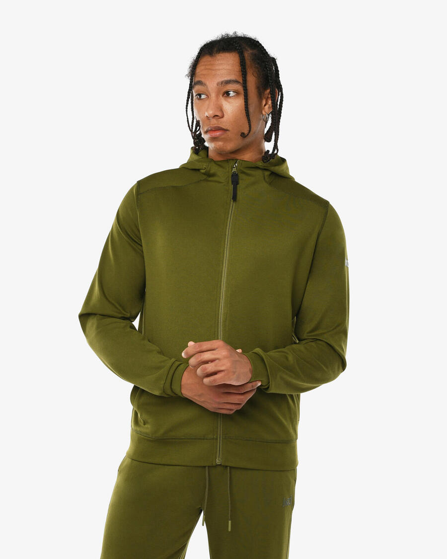 JAKED Мужская синтетическая толстовка цвета хаки для фитнеса
JAKED Мужская синтетическая толстовка цвета хаки для фитнеса