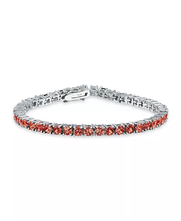 12 карат, набор из 4 зубцов, одинарный круглый кубический цирконий, теннисный браслет для выпускного, 7,5 дюймов Bling Jewelry, red
12 карат, набор из 4 зубцов, одинарный круглый кубический цирконий, теннисный браслет для выпускного, 7,5 дюймов Bling Jewelry, red