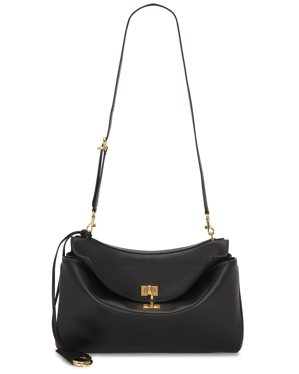 Кожаная сумка через плечо Rodeo Balenciaga, Black
Кожаная сумка через плечо Rodeo Balenciaga, Black