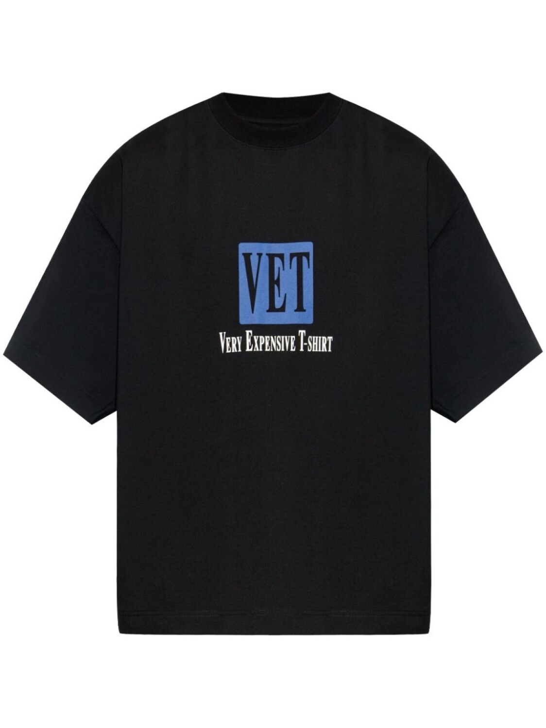 Футболка из хлопка с логотипом VETEMENTS, черный
Футболка из хлопка с логотипом VETEMENTS, черный