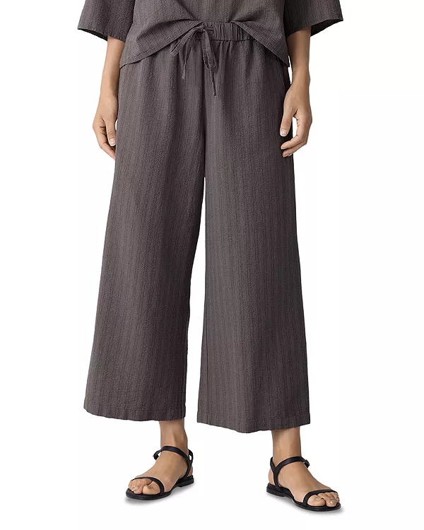 Укороченные брюки с широкими штанинами Eileen Fisher, коричневый
Укороченные брюки с широкими штанинами Eileen Fisher, коричневый
