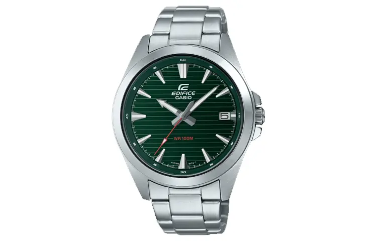 CASIO Часы Men EDIFICE Green Watch EFV-140D-3AV
CASIO Часы Men EDIFICE Green Watch EFV-140D-3AV