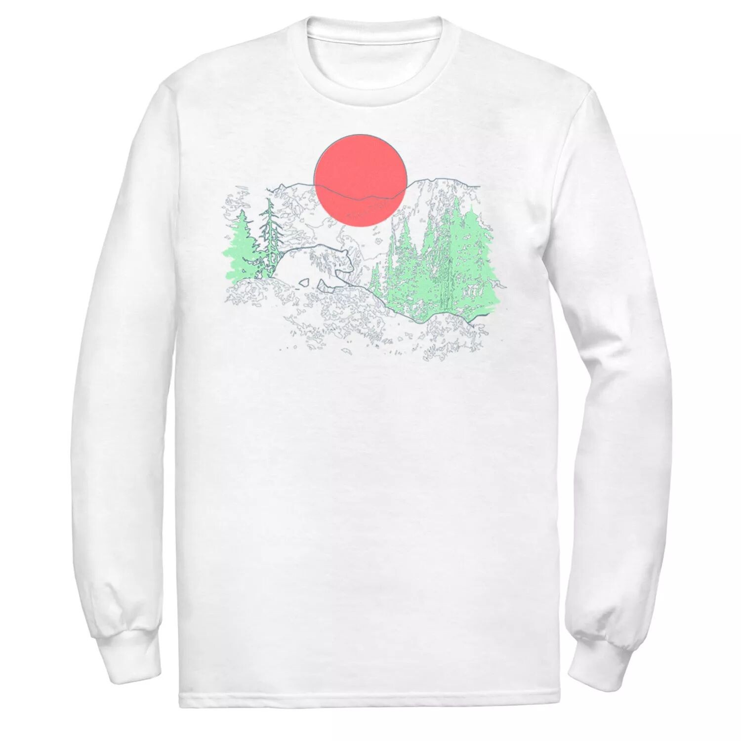 Мужская футболка Cali Bear Mountains с неоновыми деревьями Licensed Character
Мужская футболка Cali Bear Mountains с неоновыми деревьями Licensed Character