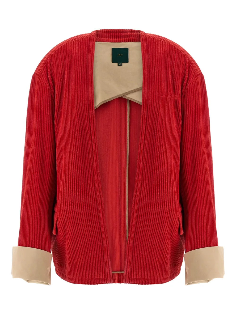 Куртка из вельвета без застежки Jejia, красный
Куртка из вельвета без застежки Jejia, красный