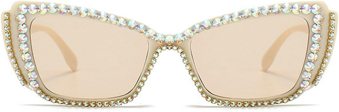 Винтажные солнцезащитные очки Laureles с разноцветными стразами в форме «кошачьего глаза» для женщин и мужчин, модные солнцезащитные очки с блестящими кристаллами и многоугольными линзами, Beige
Винтажные солнцезащитные очки Laureles с разноцветными стразами в форме «кошачьего глаза» для женщин и мужчин, модные солнцезащитные очки с блестящими кристаллами и многоугольными линзами, Beige