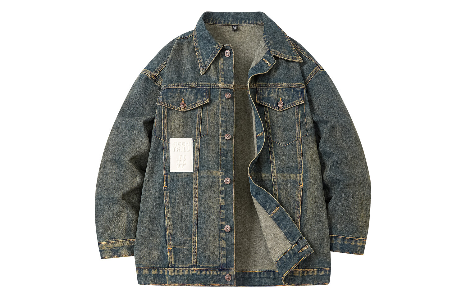 Джинсовая куртка унисекс Beentrill, Мытый синий
Джинсовая куртка унисекс Beentrill, Мытый синий