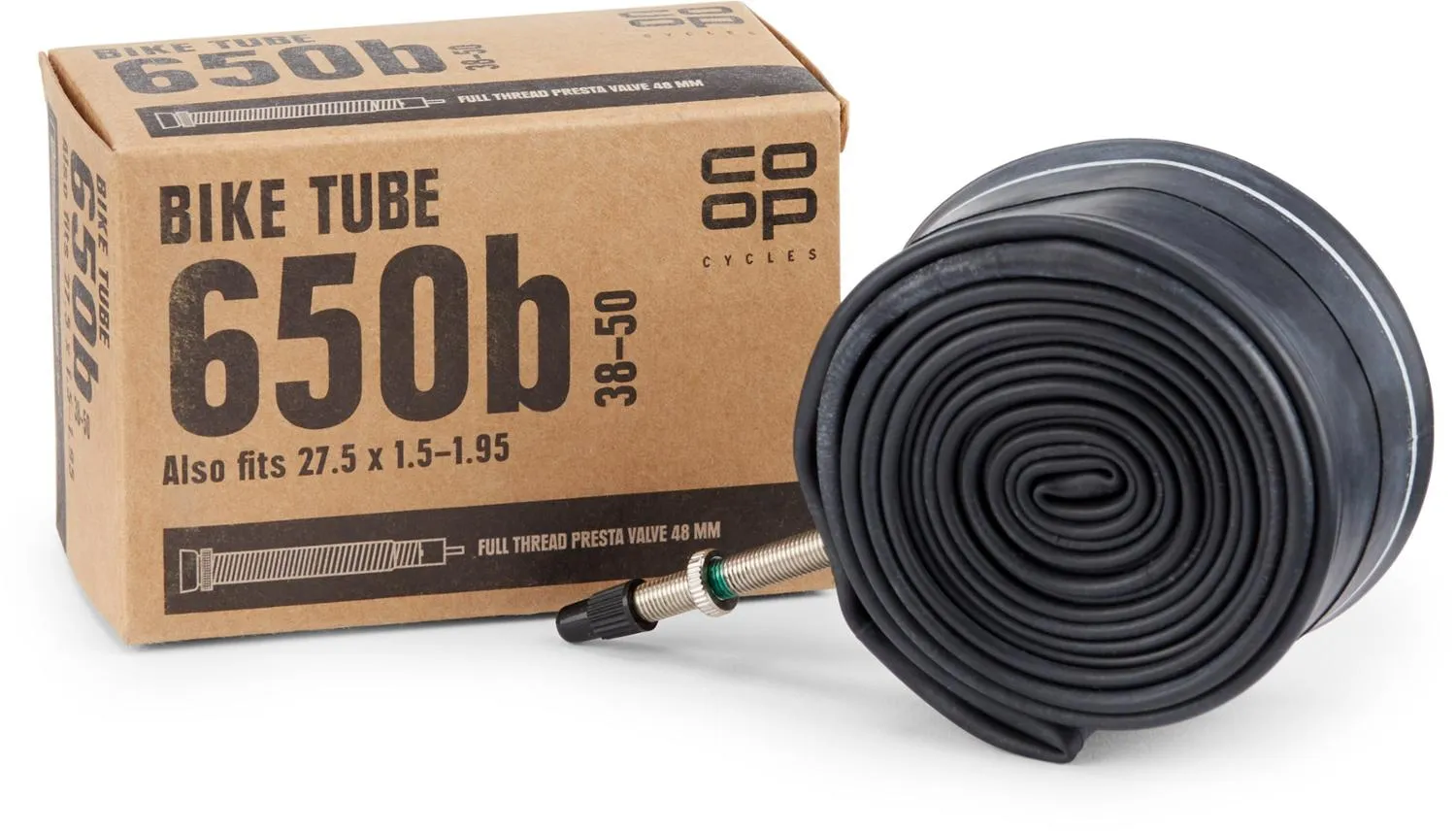 Presta Tube - 650b x 38-50 мм Co-op Cycles, None
Presta Tube - 650b x 38-50 мм Co-op Cycles, None