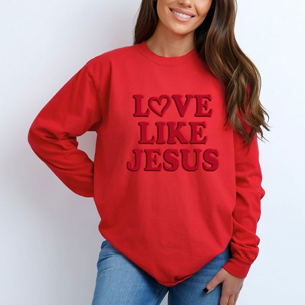 Футболка Love like Jesus Heart Bold Puff с длинным рукавом, окрашенная в стиле garment dyed Simply Sage Market, Red
Футболка Love like Jesus Heart Bold Puff с длинным рукавом, окрашенная в стиле garment dyed Simply Sage Market, Red