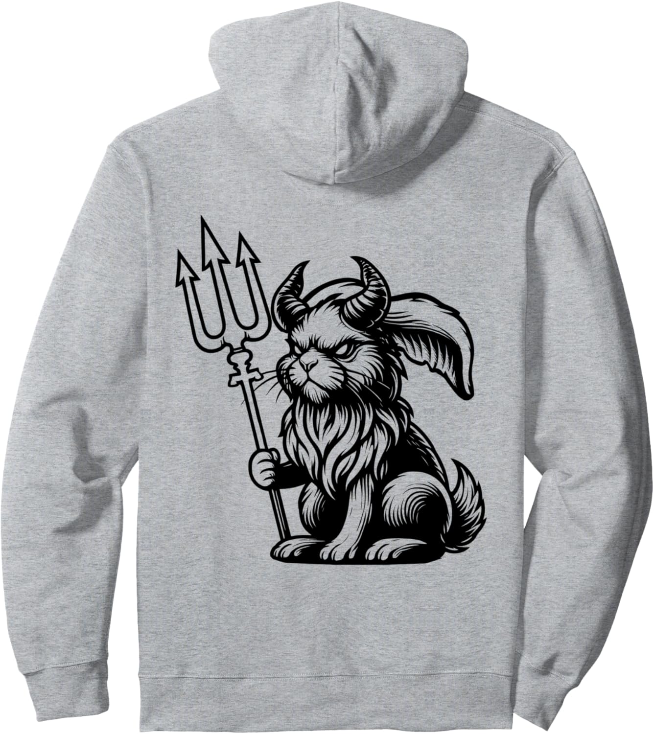 Толстовка с капюшоном Дьявольский кролик, Сатана, Кролик Funny Satanist Hare Lucifer Bunnies, серый
Толстовка с капюшоном Дьявольский кролик, Сатана, Кролик Funny Satanist Hare Lucifer Bunnies, серый