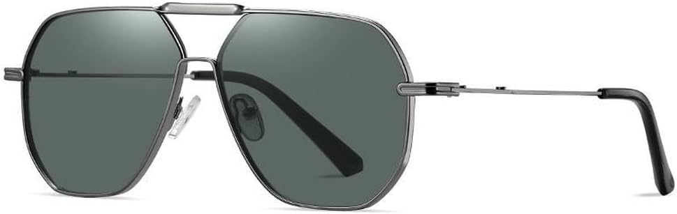 Мужские металлические солнцезащитные очки, женские солнцезащитные очки UV400 с многоугольной оправой, для вождения, пляжа, путешествий, с защитой от бликов HVTVTLA, Gun Green
Мужские металлические солнцезащитные очки, женские солнцезащитные очки UV400 с многоугольной оправой, для вождения, пляжа, путешествий, с защитой от бликов HVTVTLA, Gun Green