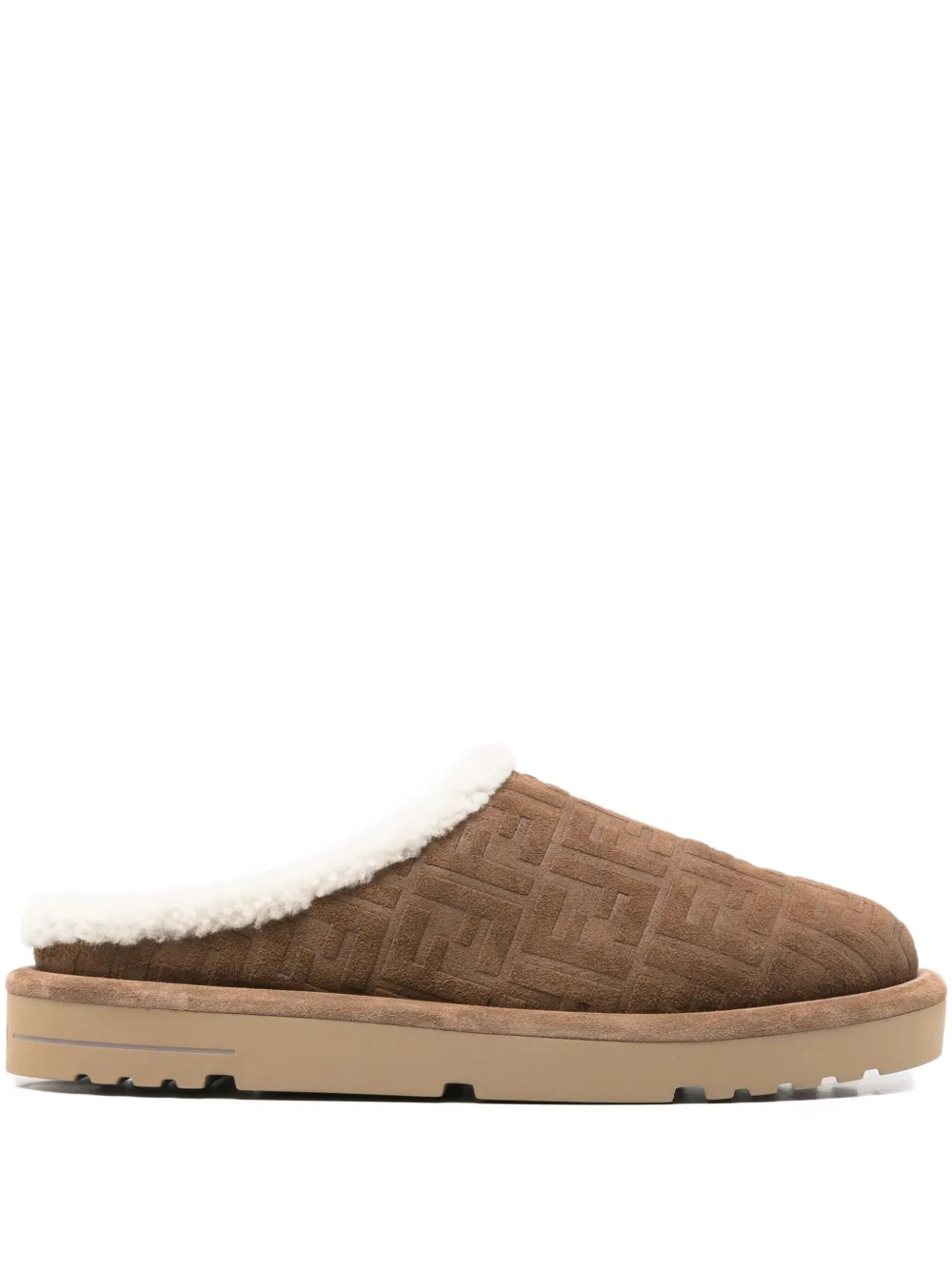 Клоги Afterski clog crosta ff Fendi, коричневый
Клоги Afterski clog crosta ff Fendi, коричневый