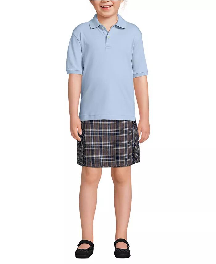 Футболка-поло с коротким рукавом для мальчиков из интерлока Lands' End, синий
Футболка-поло с коротким рукавом для мальчиков из интерлока Lands' End, синий