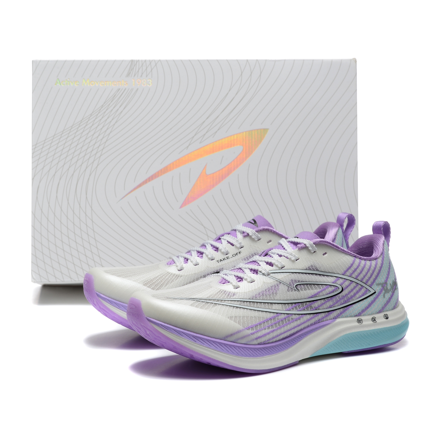 DEERWAY Беговые кроссовки Unisex белые фиолетовые
DEERWAY Беговые кроссовки Unisex белые фиолетовые