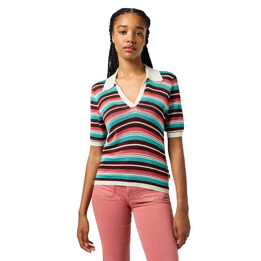 Поло с коротким рукавом Wrangler Knit, разноцветный 
Поло с коротким рукавом Wrangler Knit, разноцветный