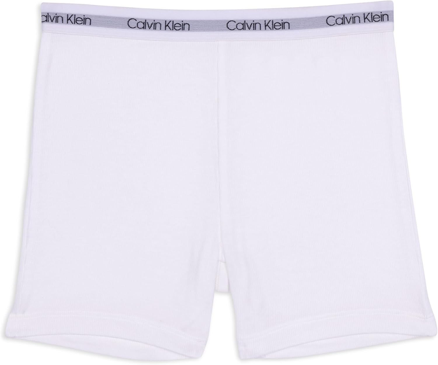 Calvin Klein Girls Modal Rib Boyshorts, White
Calvin Klein Girls Modal Rib Boyshorts, White