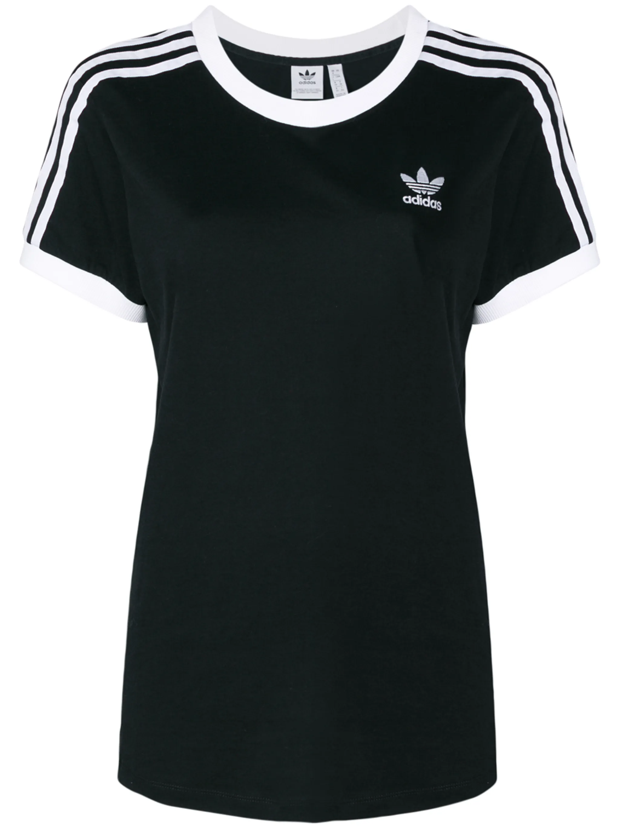 Классическая футболка с фирменной полоской Adidas, черный
Классическая футболка с фирменной полоской Adidas, черный