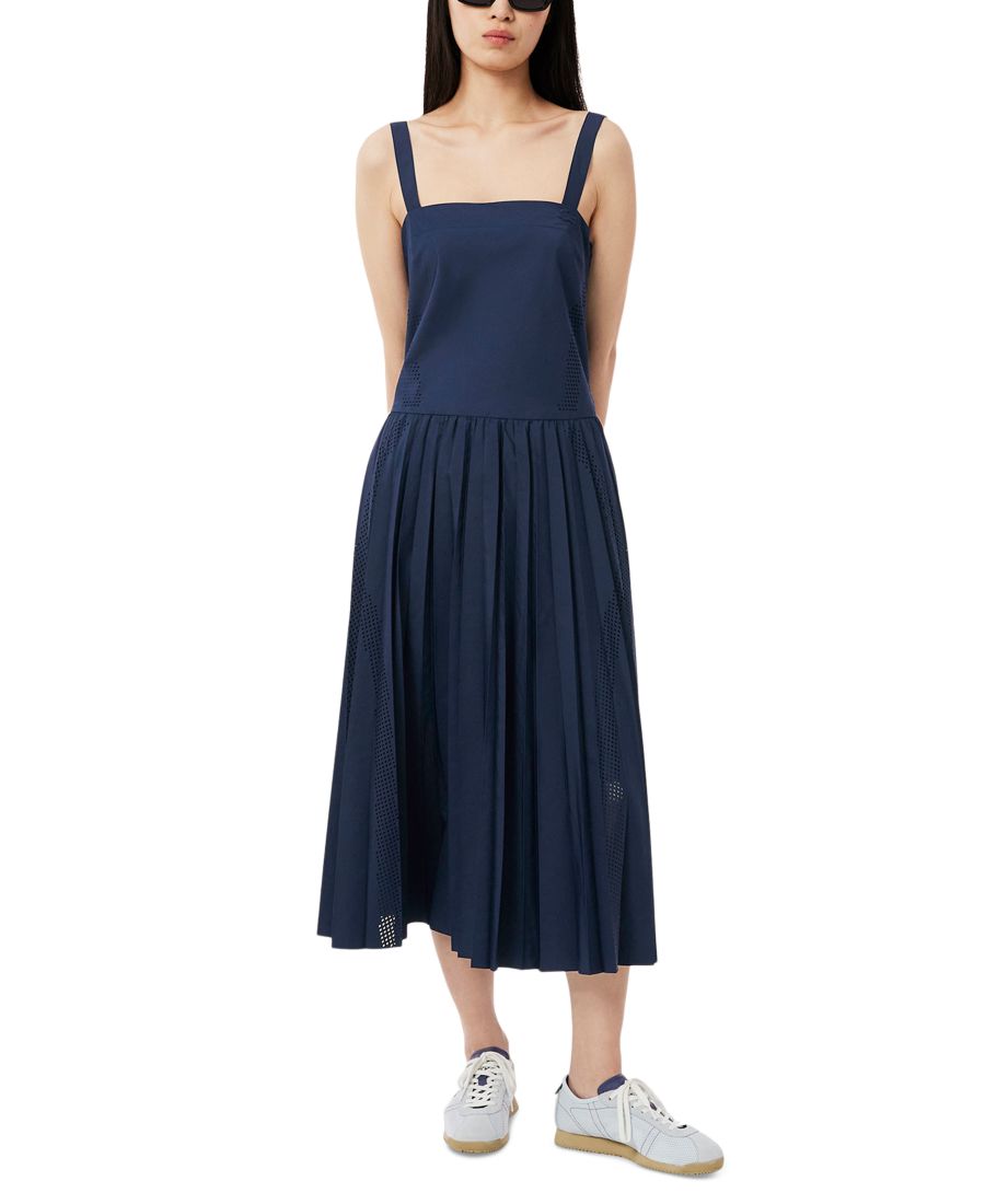 Женское плиссированное платье миди LACOSTE USA, Navy
Женское плиссированное платье миди LACOSTE USA, Navy