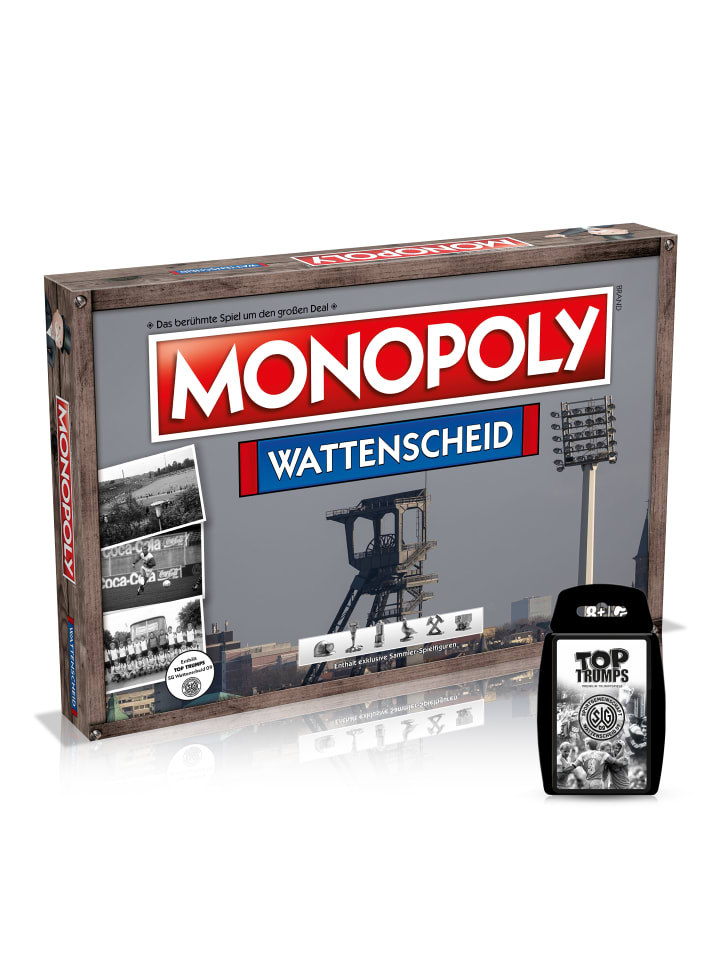 Winning Moves Монополия - Ваттеншайд вкл. Лучшие козыри в сером цвете
Winning Moves Монополия - Ваттеншайд вкл. Лучшие козыри в сером цвете