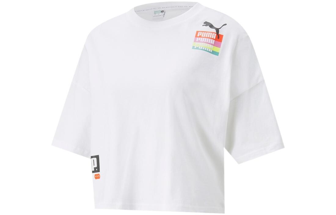 Укороченный топ женский белый Puma
Укороченный топ женский белый Puma