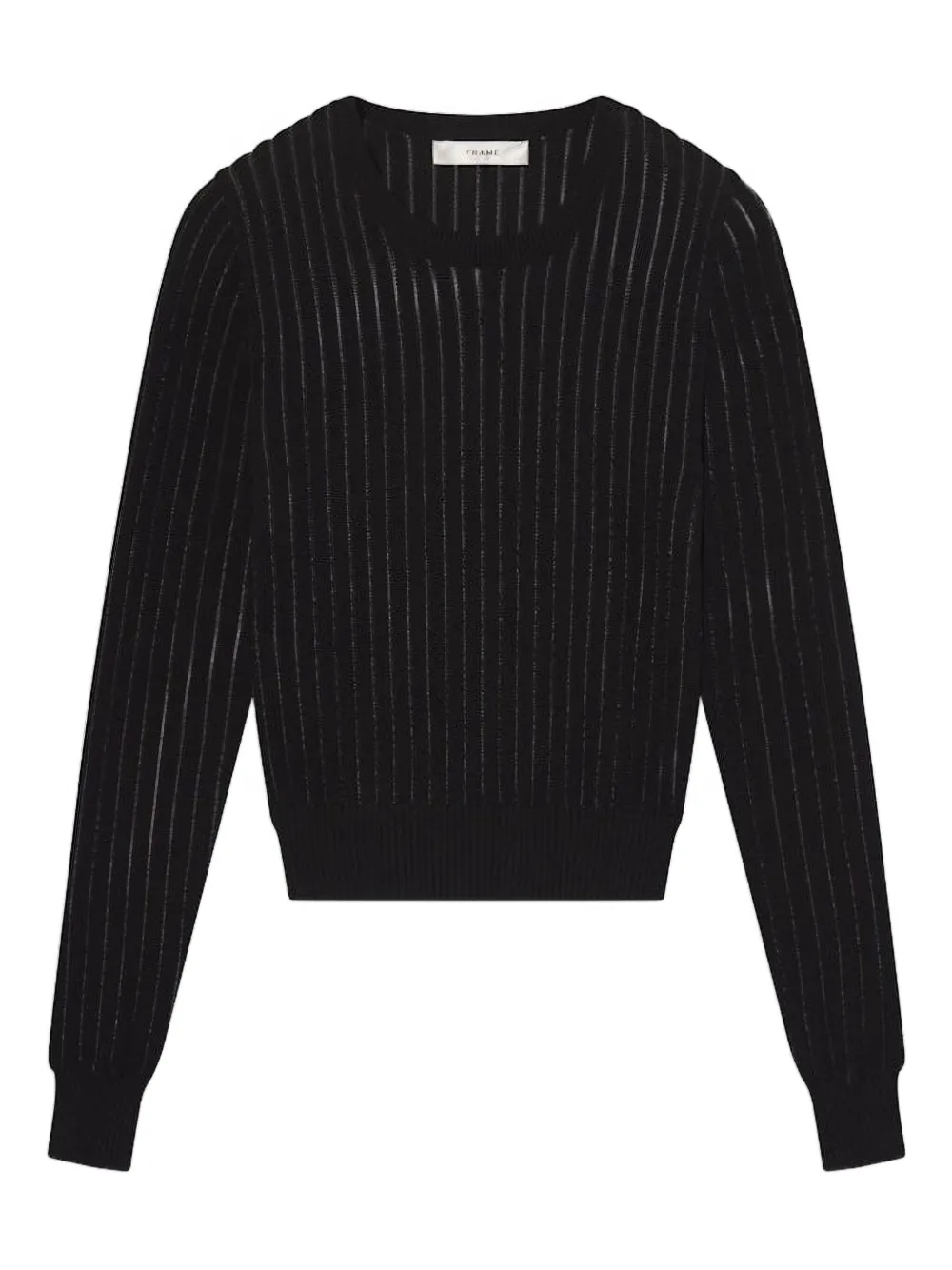 Полосатый топ с длинными рукавами Frame, черный
Полосатый топ с длинными рукавами Frame, черный