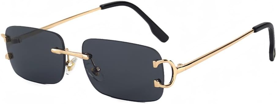 Прямоугольные солнцезащитные очки для мужчин, без оправы, металлические линзы с градиентом, солнцезащитные очки для женщин, модные квадратные очки для активного отдыха, защита от ультрафиолета UV400 WNCKSQ, C10 Black
Прямоугольные солнцезащитные очки для мужчин, без оправы, металлические линзы с градиентом, солнцезащитные очки для женщин, модные квадратные очки для активного отдыха, защита от ультрафиолета UV400 WNCKSQ, C10 Black